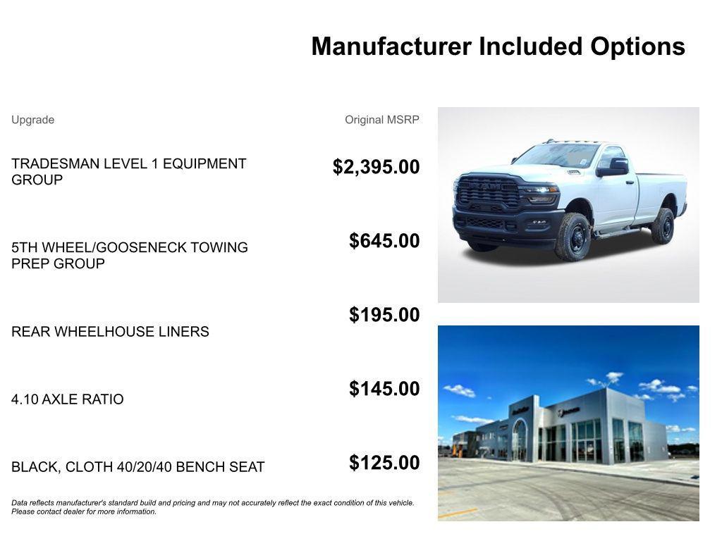 new 2026 Ram 2500 car, priced at $44,985