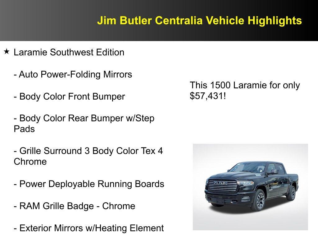 new 2026 Ram 1500 car, priced at $57,431
