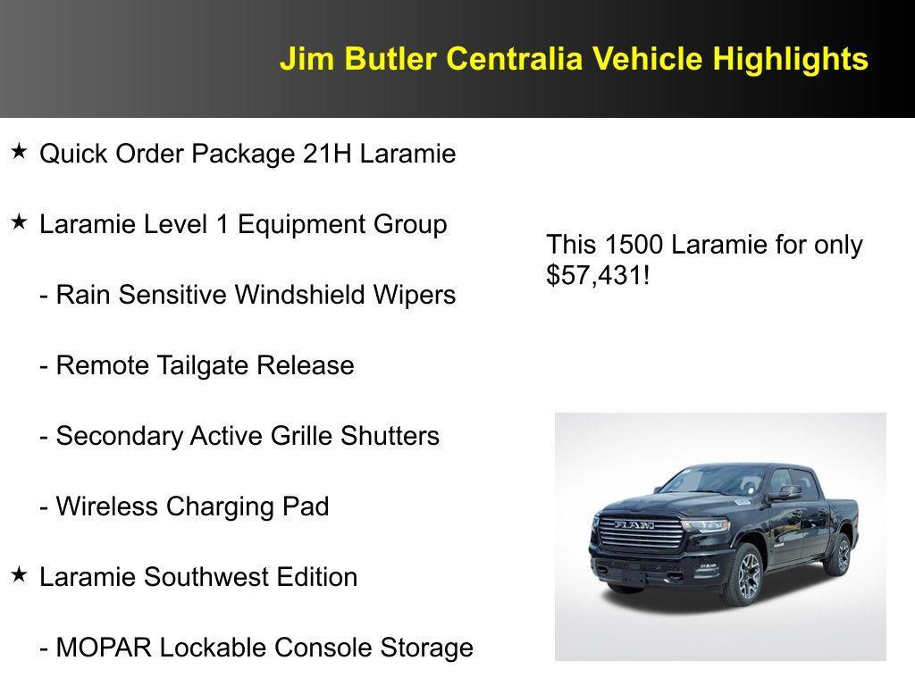 new 2026 Ram 1500 car, priced at $57,431
