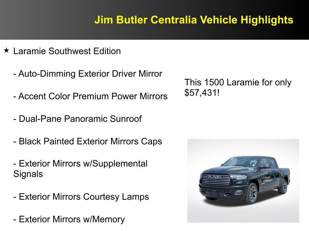 new 2026 Ram 1500 car, priced at $57,431