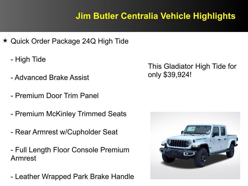 new 2025 Jeep Gladiator car, priced at $39,924