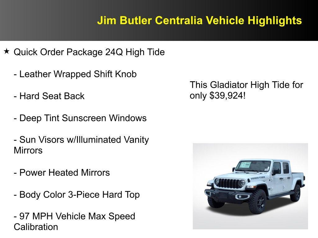 new 2025 Jeep Gladiator car, priced at $39,924