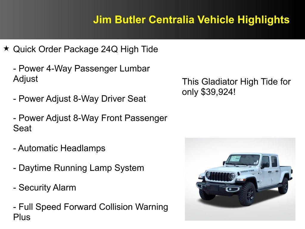 new 2025 Jeep Gladiator car, priced at $39,924