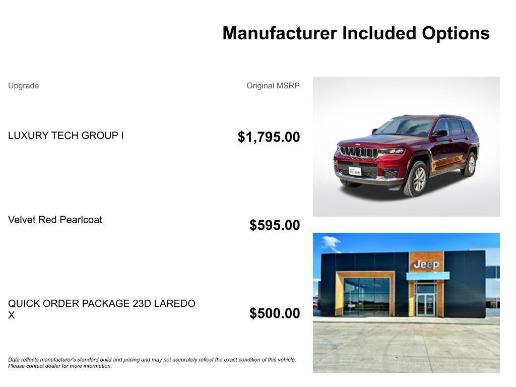 new 2025 Jeep Grand Cherokee L car, priced at $36,812