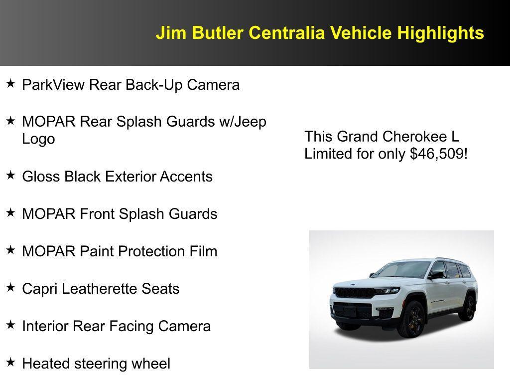 new 2025 Jeep Grand Cherokee L car, priced at $46,509