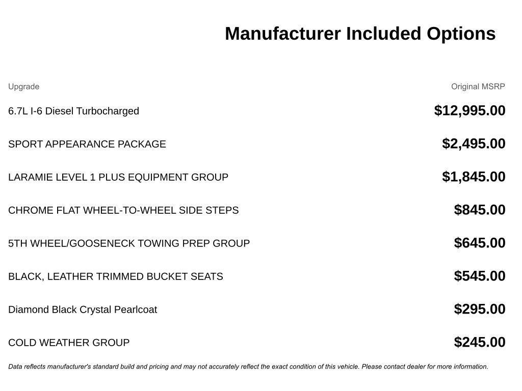 new 2026 Ram 2500 car, priced at $73,546
