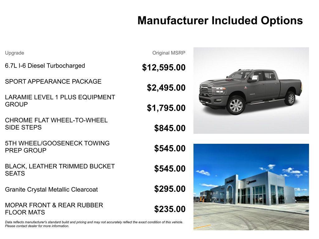 new 2025 Ram 2500 car, priced at $73,292
