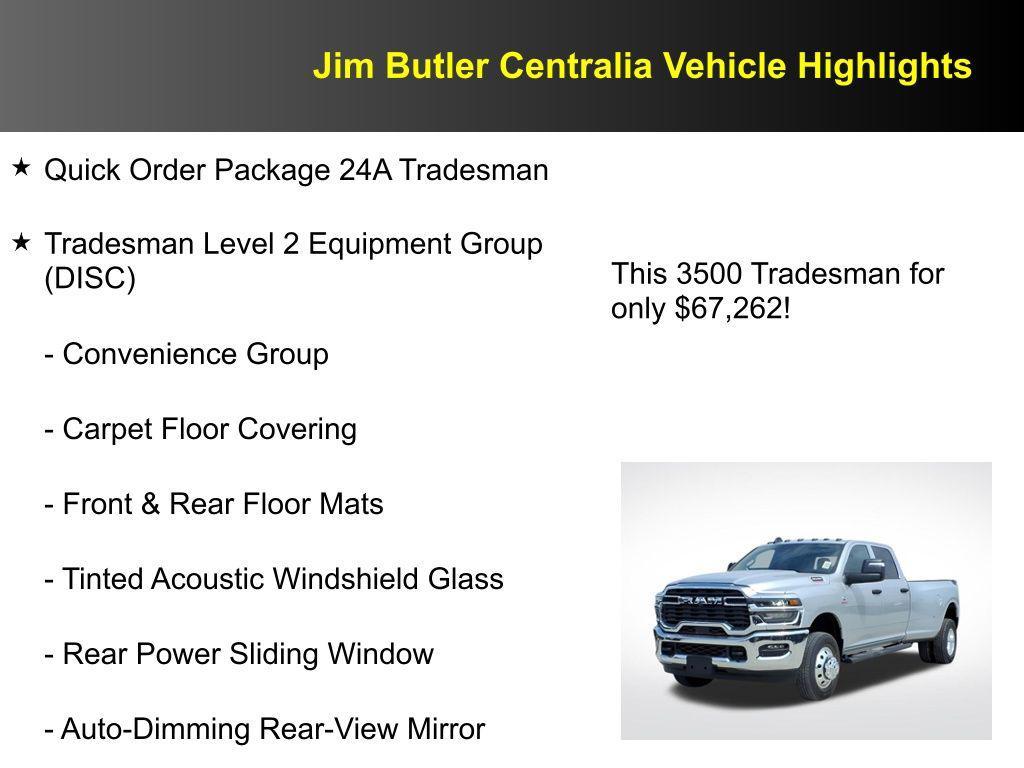 new 2026 Ram 3500 car, priced at $67,262