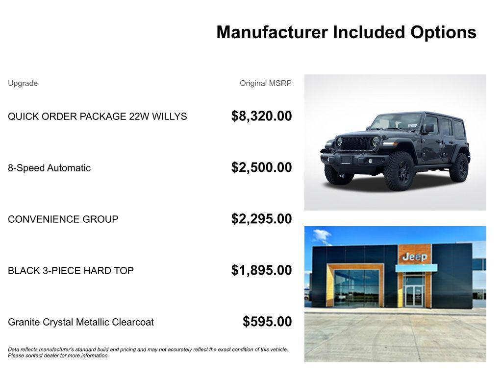 new 2026 Jeep Wrangler car, priced at $46,120