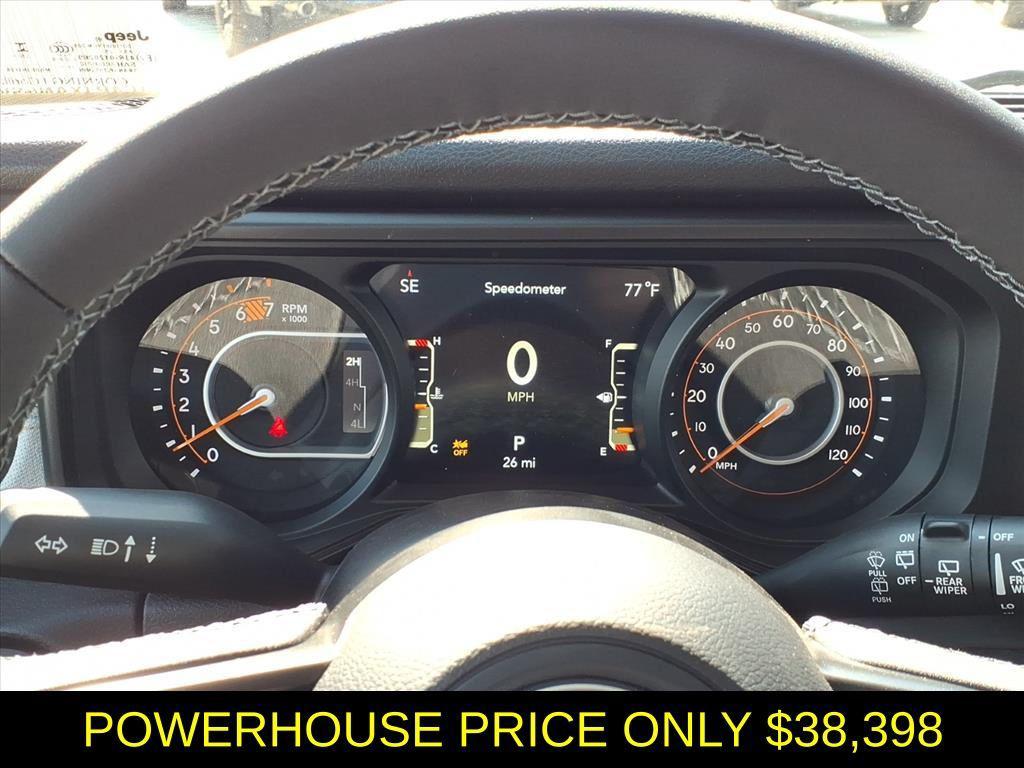 new 2025 Jeep Wrangler car, priced at $38,398