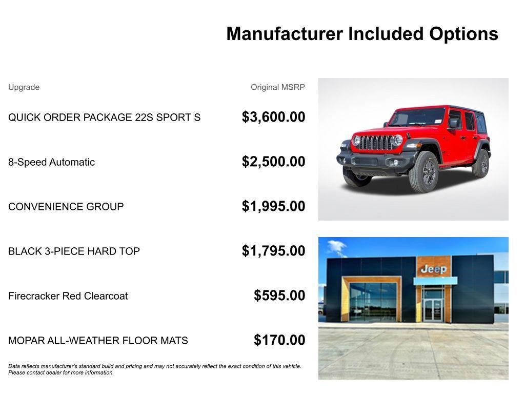 new 2025 Jeep Wrangler car, priced at $41,034