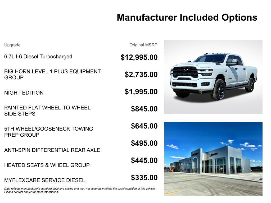 new 2026 Ram 2500 car, priced at $67,368