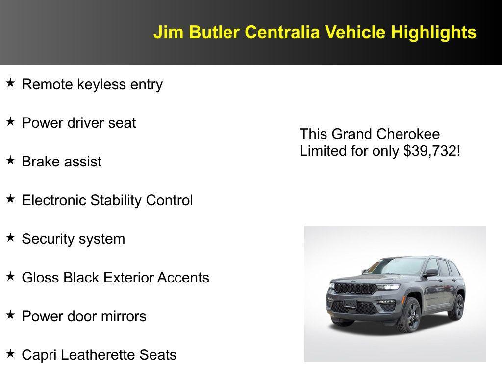 new 2025 Jeep Grand Cherokee car, priced at $39,732