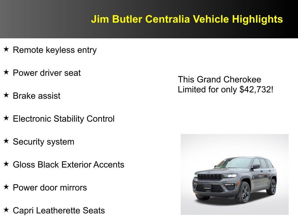 new 2025 Jeep Grand Cherokee car, priced at $42,732