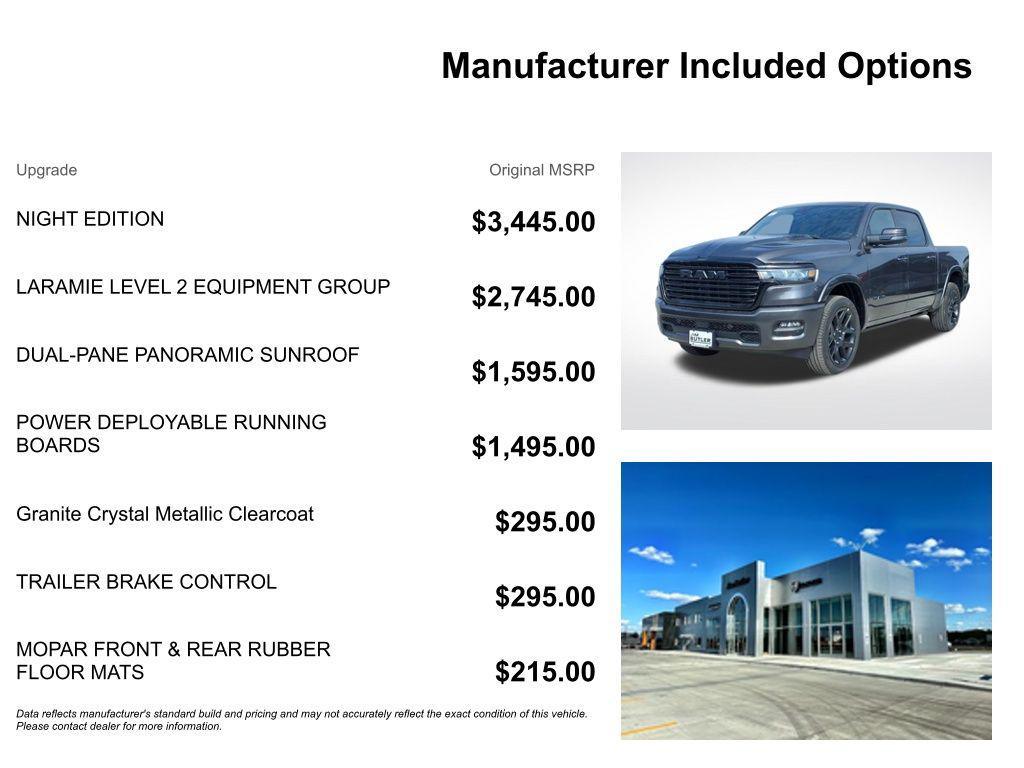 new 2026 Ram 1500 car, priced at $63,383