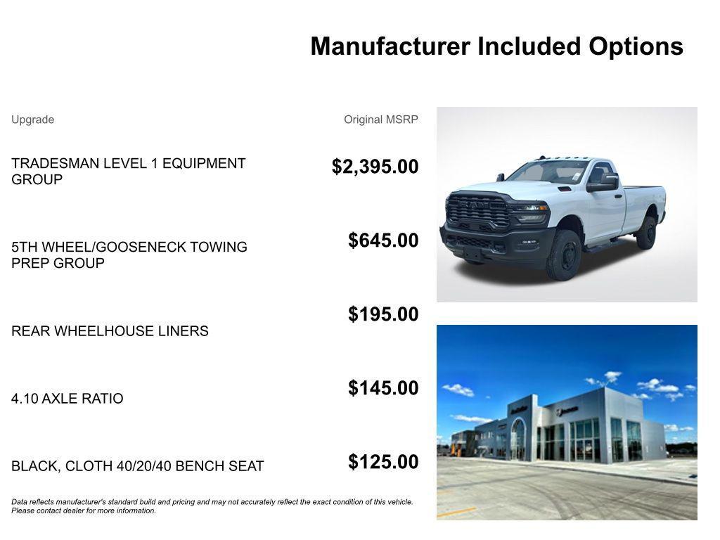 new 2026 Ram 2500 car, priced at $44,566