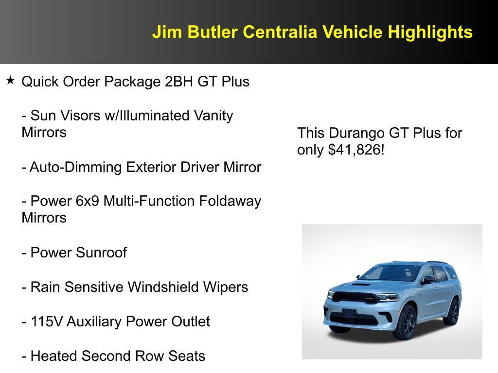 new 2025 Dodge Durango car, priced at $41,826