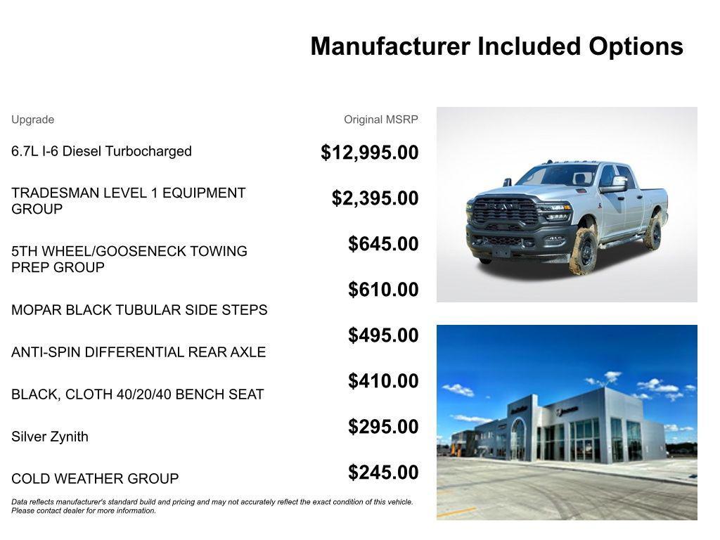 new 2026 Ram 2500 car, priced at $59,931