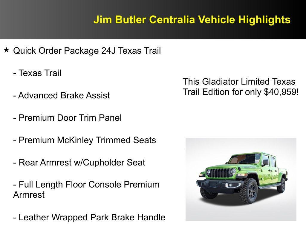 new 2025 Jeep Gladiator car, priced at $40,959