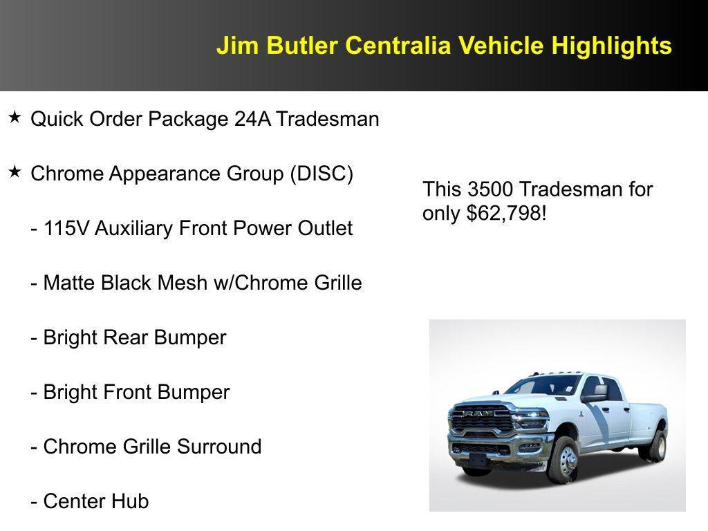 new 2026 Ram 3500 car, priced at $62,798