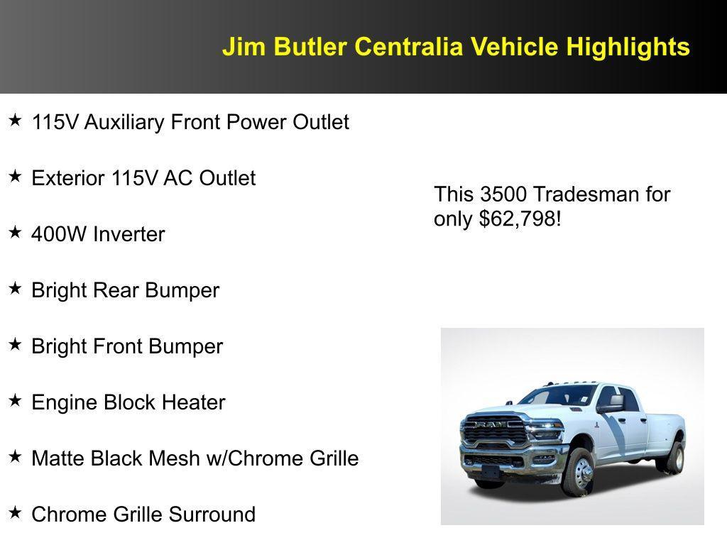 new 2026 Ram 3500 car, priced at $62,798