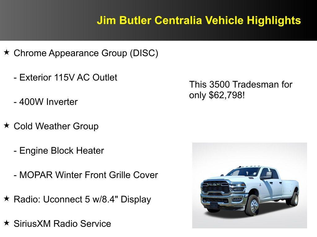 new 2026 Ram 3500 car, priced at $62,798