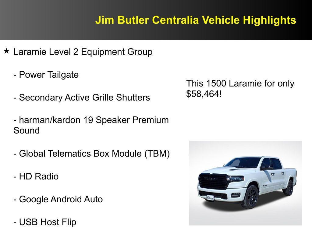 new 2026 Ram 1500 car, priced at $58,464