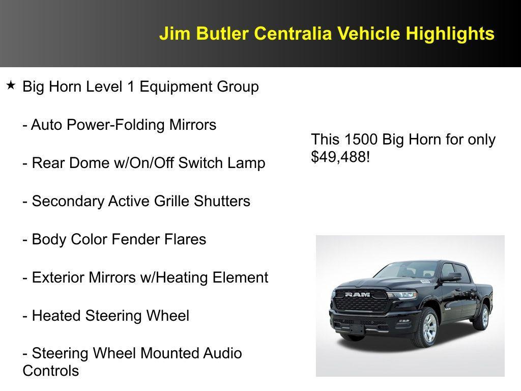 new 2026 Ram 1500 car, priced at $49,488