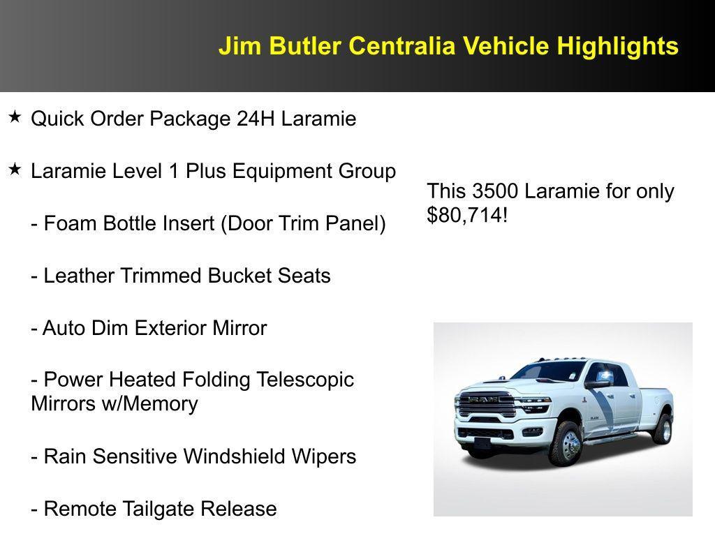 new 2026 Ram 3500 car, priced at $80,714
