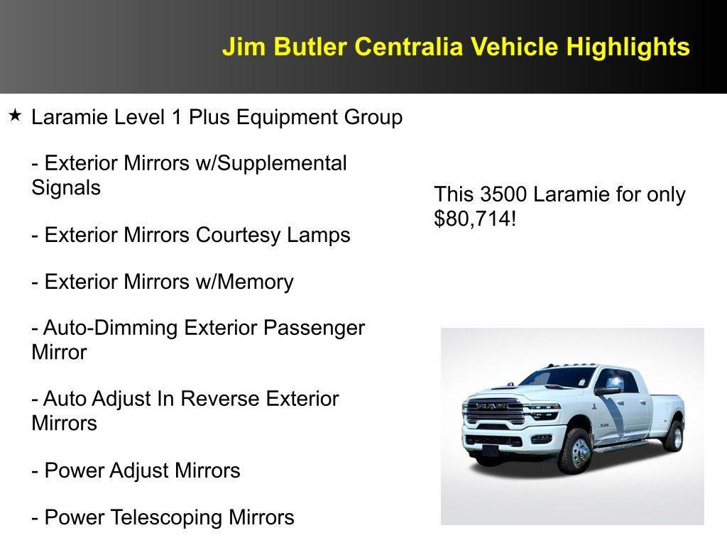 new 2026 Ram 3500 car, priced at $80,714