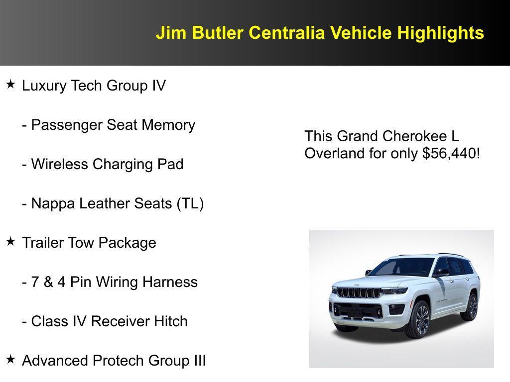new 2025 Jeep Grand Cherokee L car, priced at $56,440