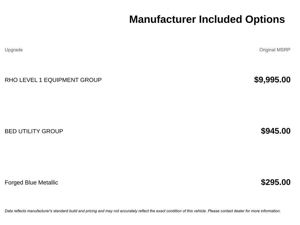 new 2026 Ram 1500 car, priced at $72,987