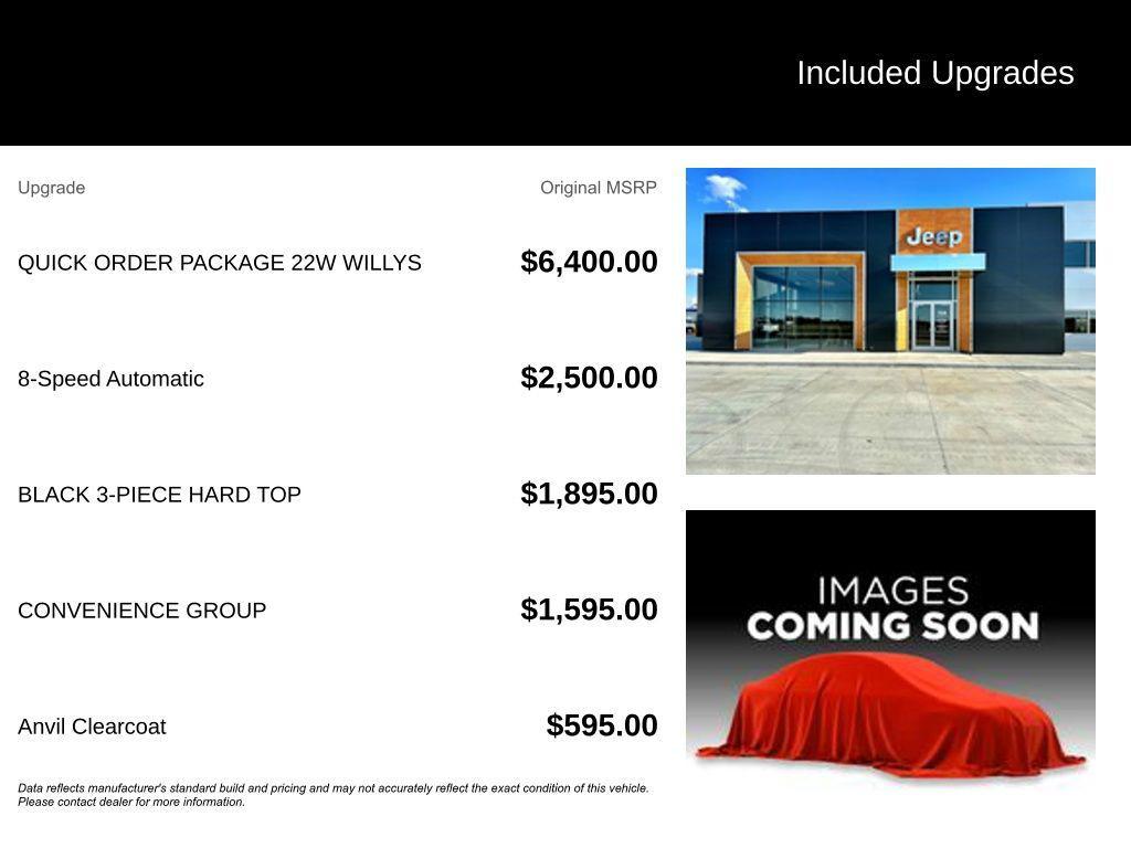 new 2026 Jeep Wrangler car, priced at $44,880