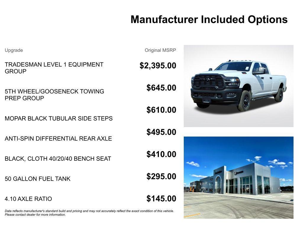 new 2026 Ram 2500 car, priced at $49,625