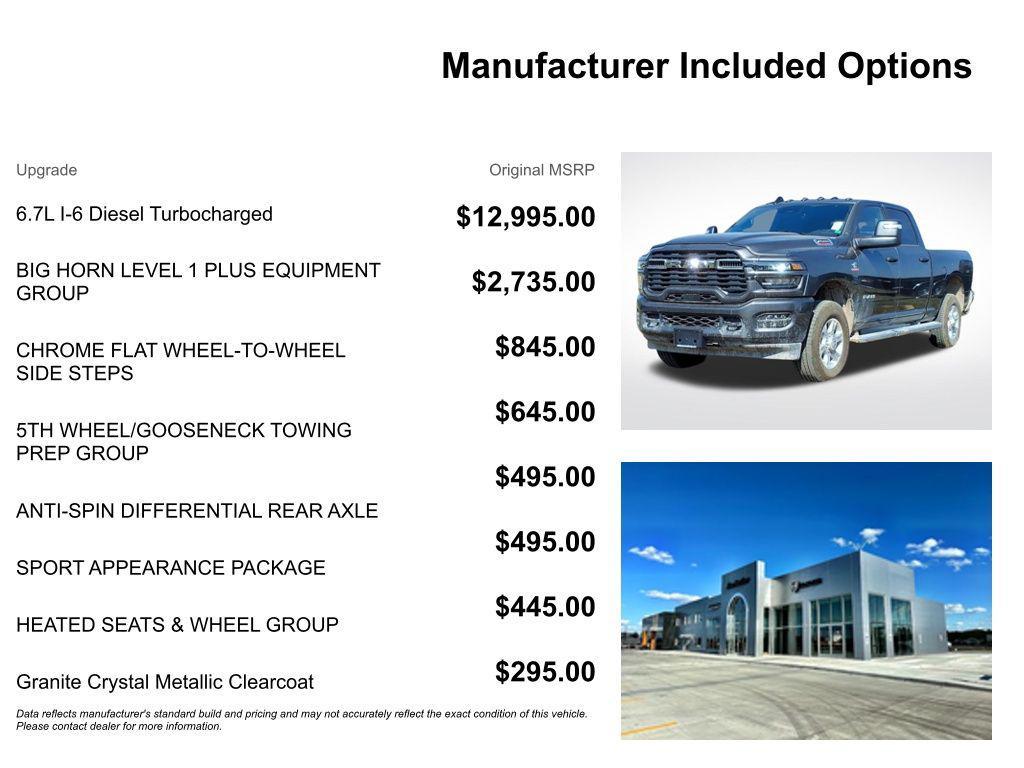 new 2026 Ram 2500 car, priced at $66,290