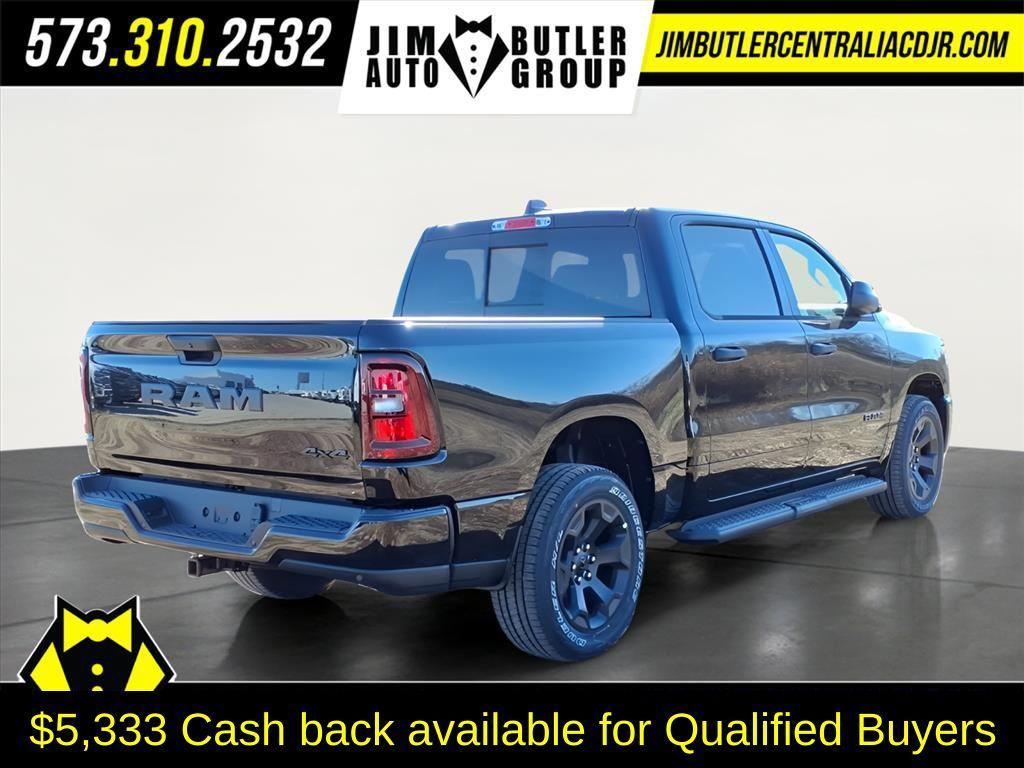 new 2025 Ram 1500 car, priced at $43,833