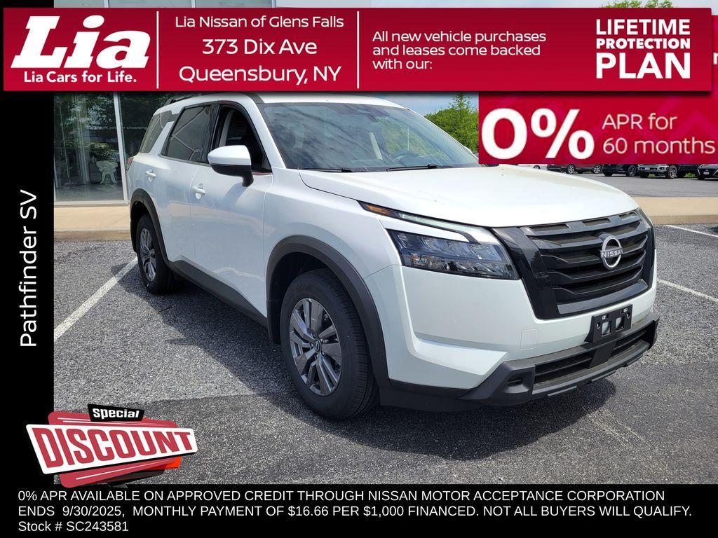 new 2025 Nissan Pathfinder car, priced at $45,355