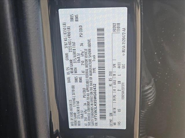 new 2025 Ford F-150 Lightning car, priced at $61,499