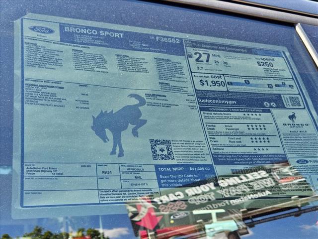 new 2025 Ford Bronco Sport car, priced at $36,995