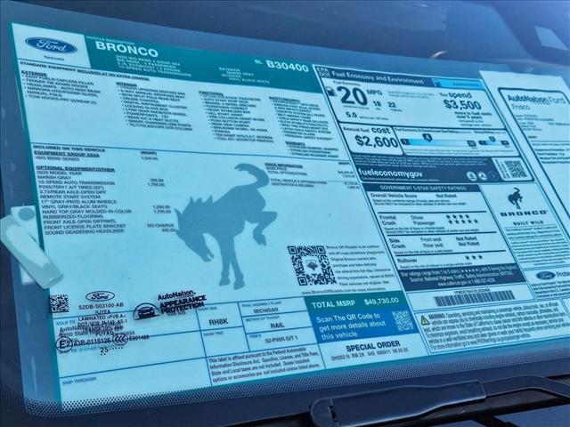 new 2025 Ford Bronco car, priced at $44,495