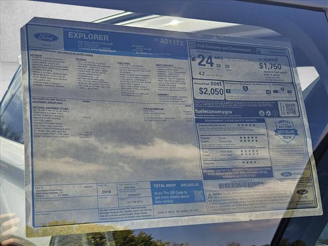new 2026 Ford Explorer car, priced at $45,825