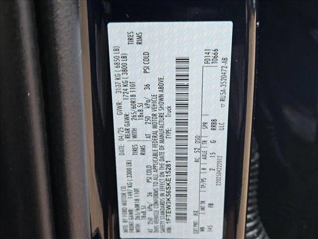 new 2025 Ford F-150 car, priced at $53,495