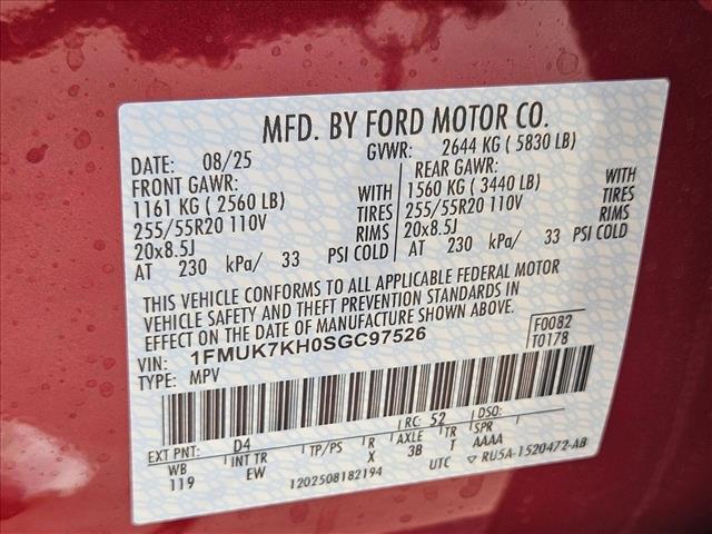 new 2025 Ford Explorer car, priced at $43,495