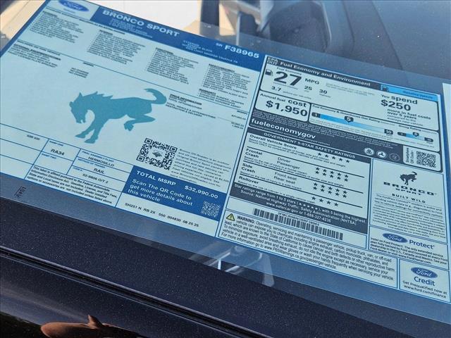 new 2025 Ford Bronco Sport car, priced at $27,995