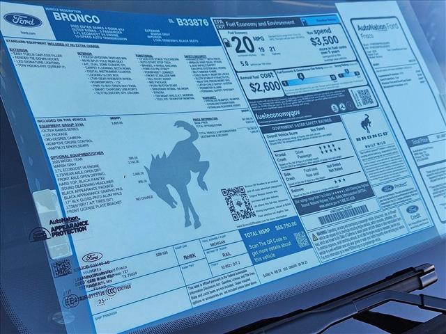 new 2025 Ford Bronco car, priced at $56,290