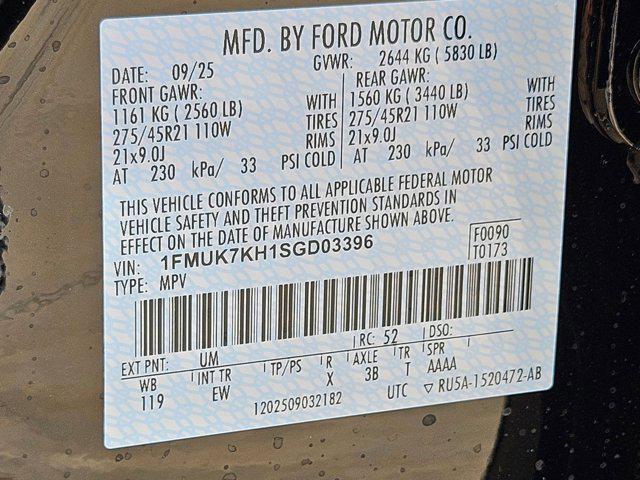 new 2025 Ford Explorer car, priced at $45,495