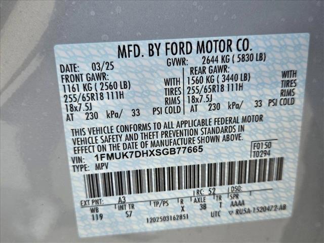 new 2025 Ford Explorer car, priced at $41,617