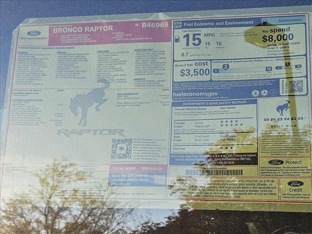 new 2025 Ford Bronco car, priced at $82,999