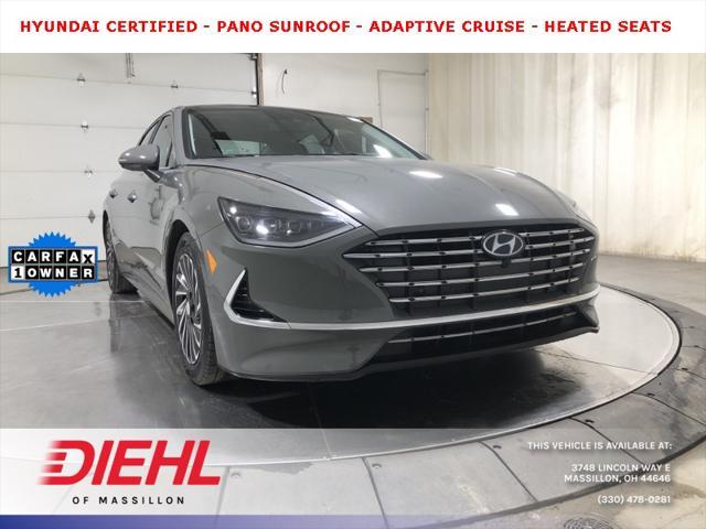 used 2023 Hyundai Sonata Hybrid car, priced at $22,900