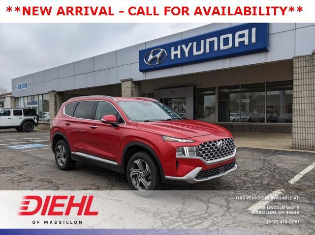 used 2022 Hyundai Santa Fe car, priced at $18,800